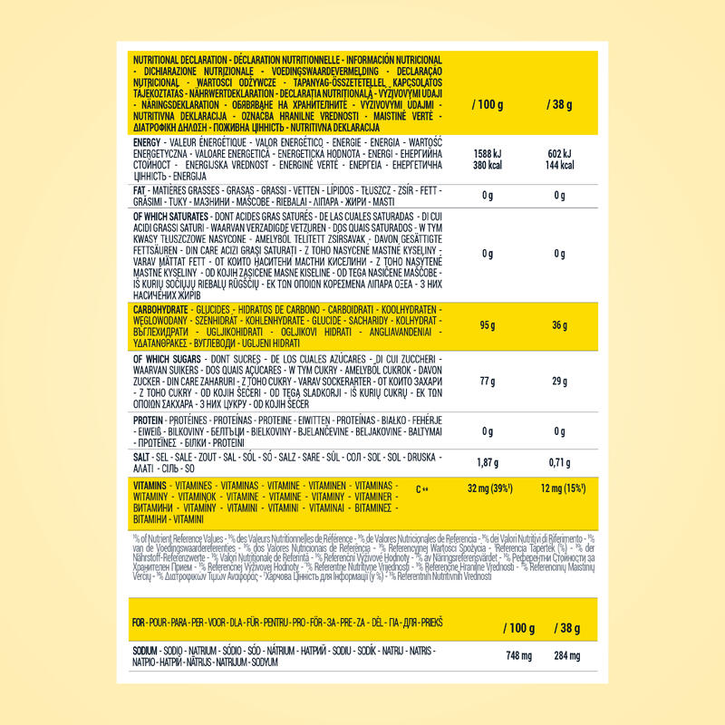 Bevanda isotonica Bio limone 480 g