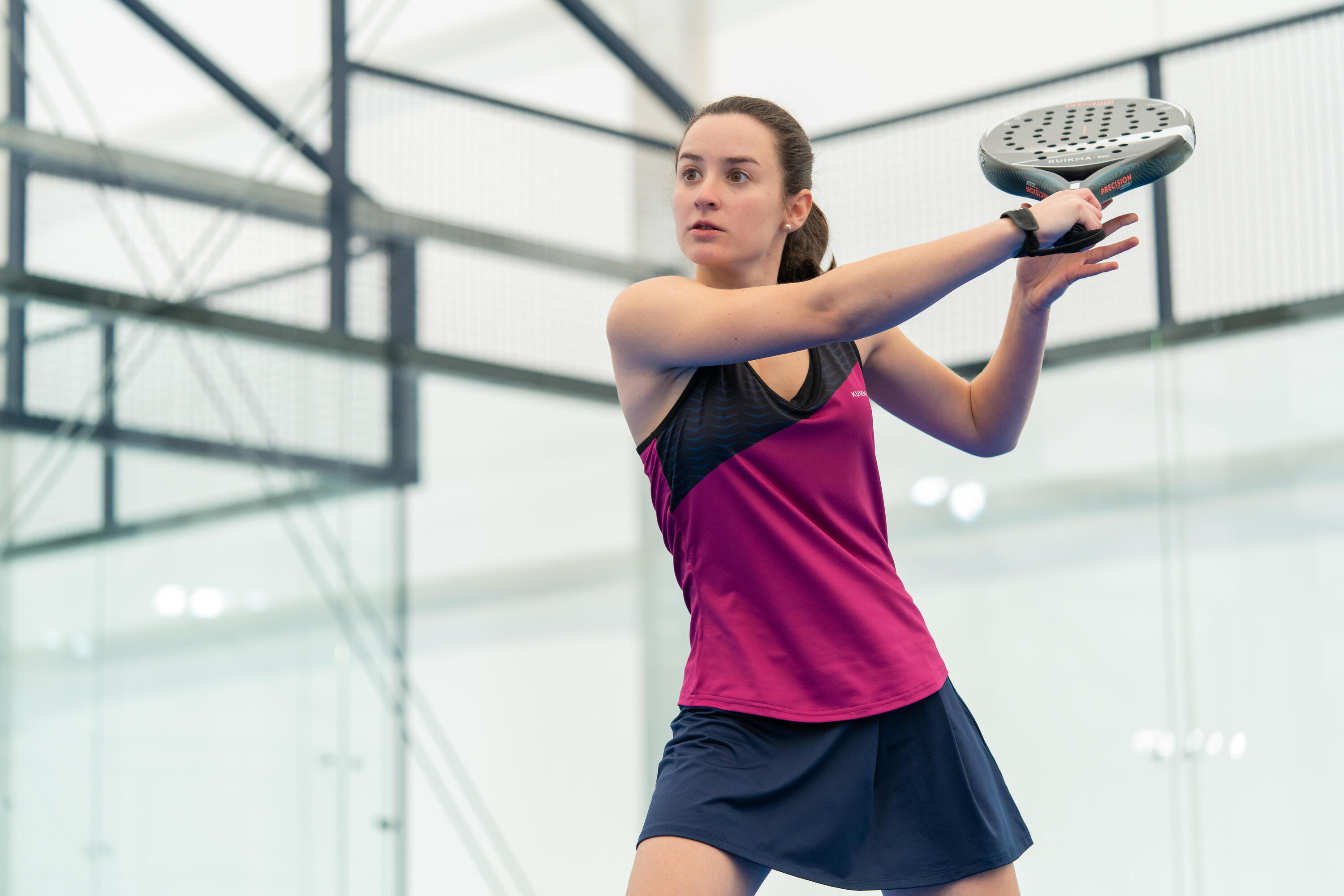Débardeur de padel technique et respirant Femme-900 Violet 7/10