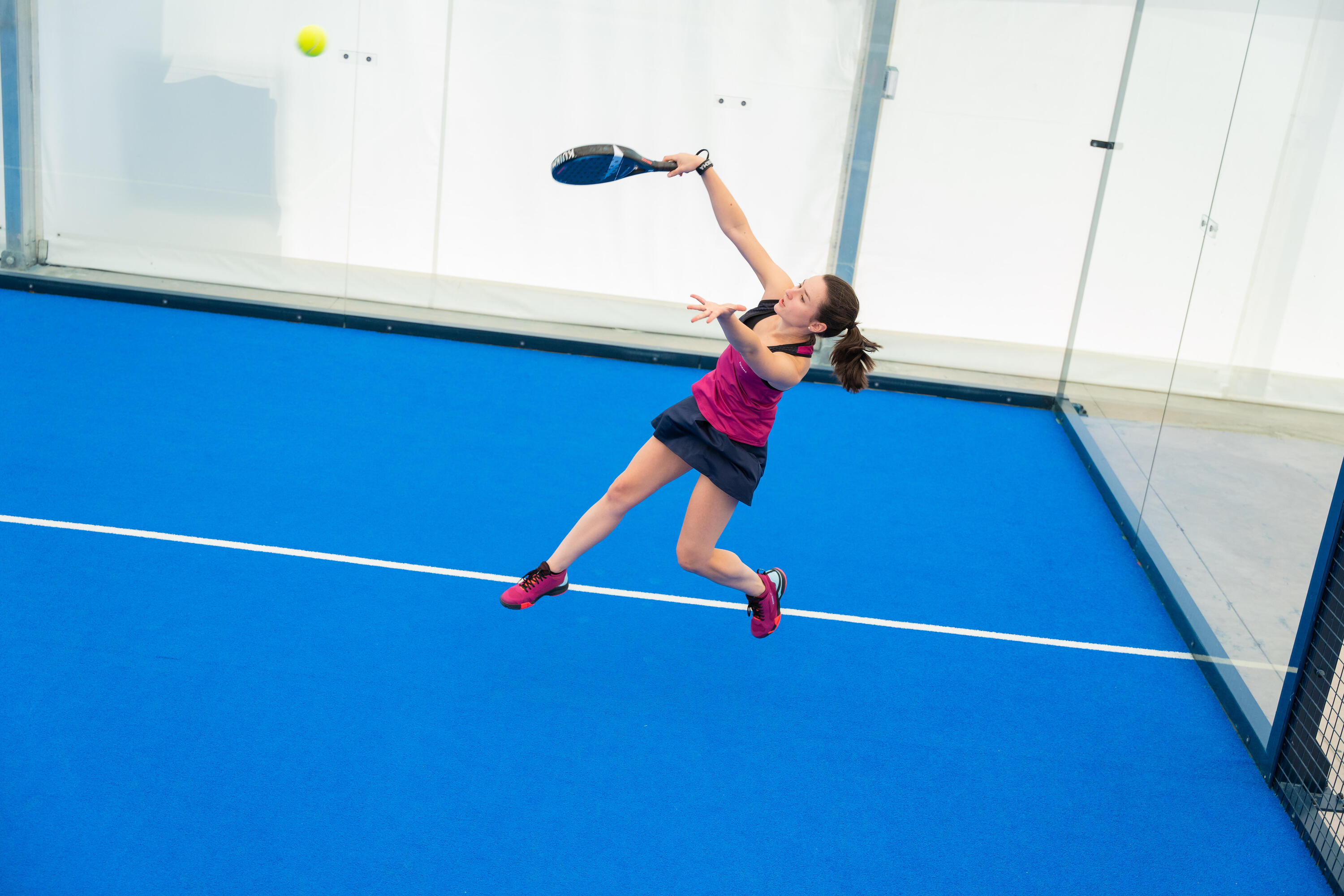 Débardeur de padel technique et respirant Femme-900 Violet 10/10