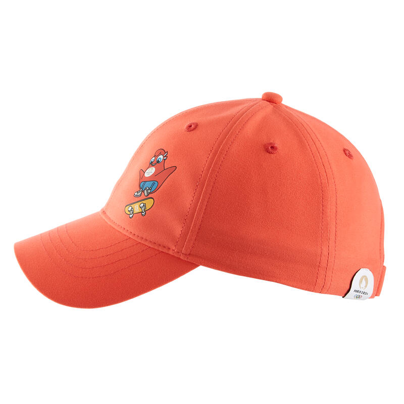 Casquette Les Mascottes de Paris 2024 Enfant Corail