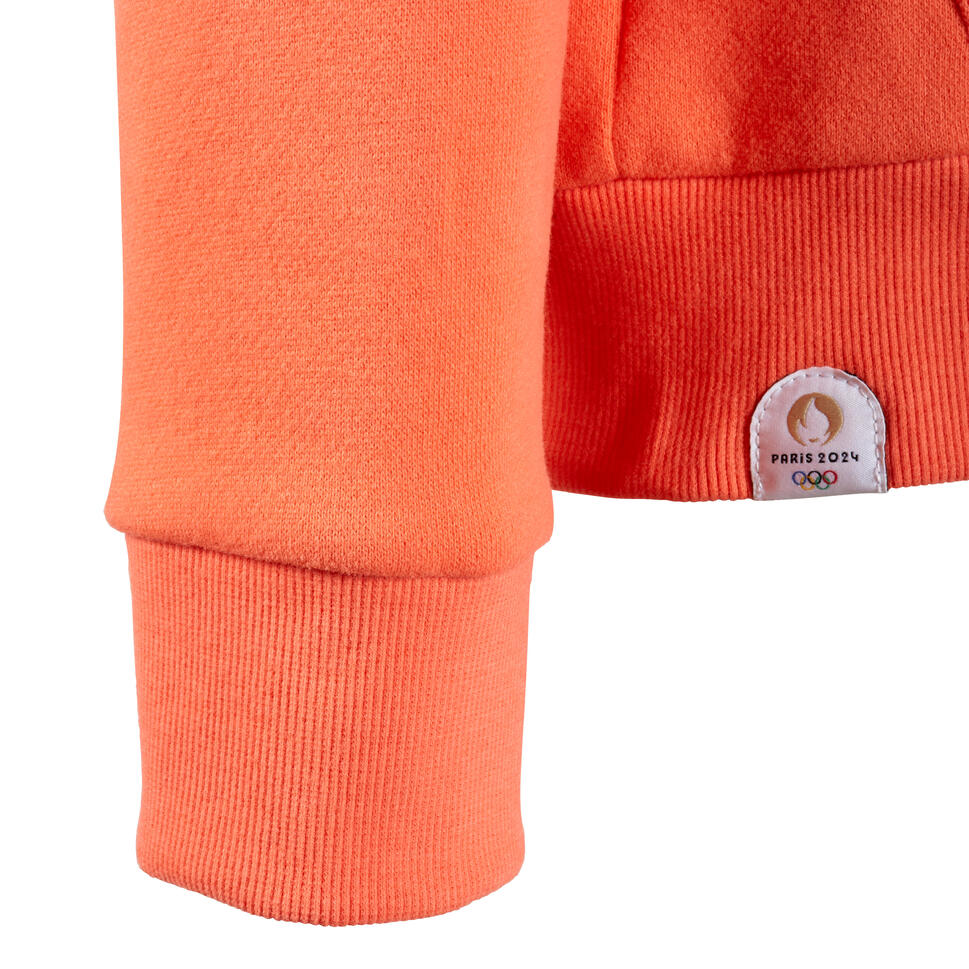 Sweat Les Mascottes de Paris 2025 Enfant Corail MASCOTTE PARIS 2025