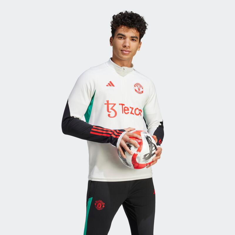 Camisola de Treino Futebol Fecho 1/4 Manchester United Adulto Época 2023/2024