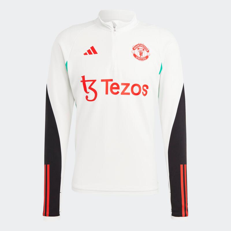 Maglia allenamento adulto 1/4 Zip Adidas MANCHESTER UNITED 2023 2024 