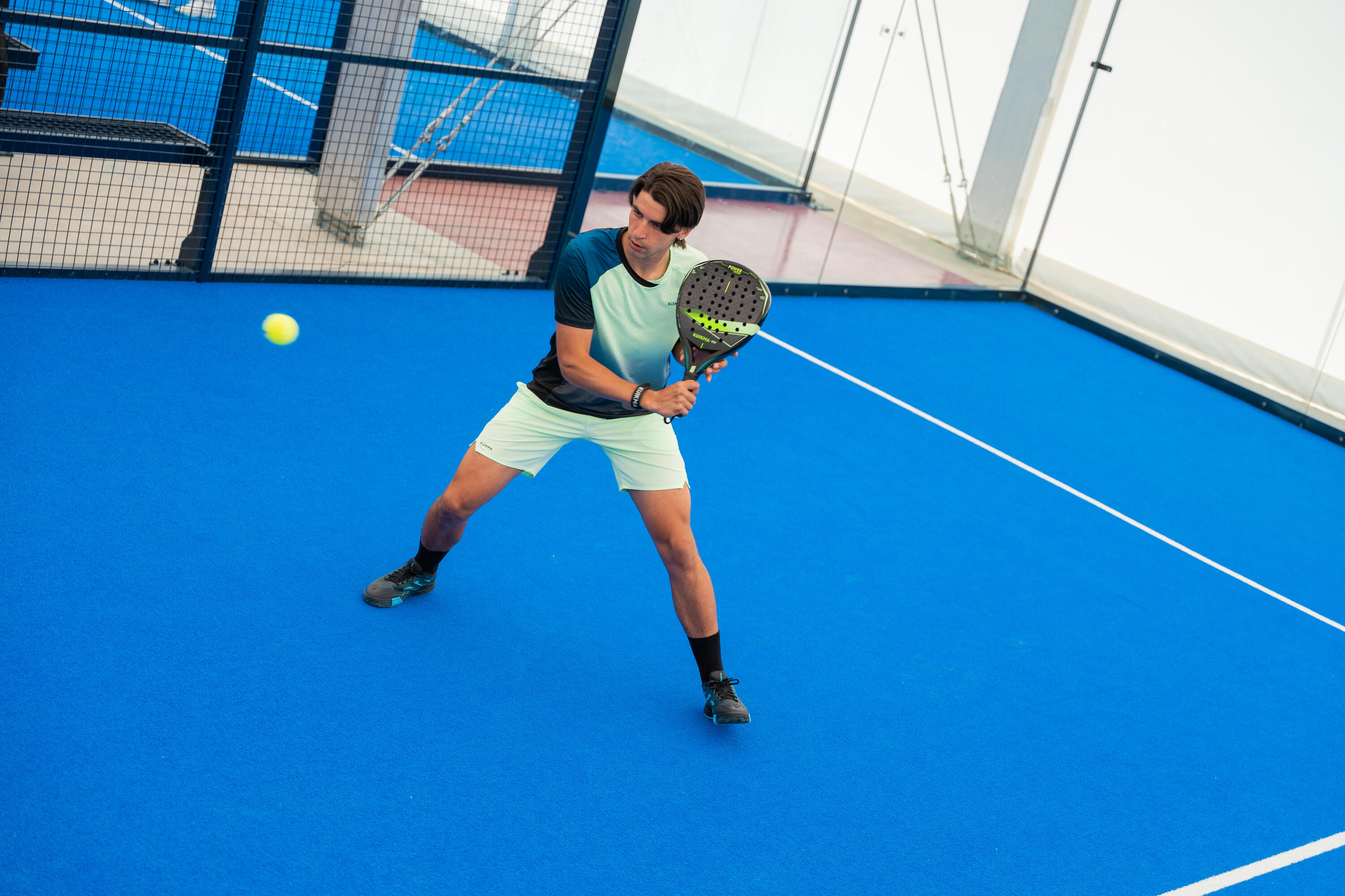 Herren Padelhose - PSH 900 grün 10/10