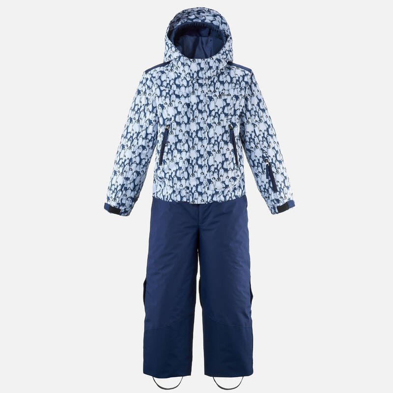 Combinaison de ski enfant chaude et imperméable PNF 500 - Pingouins