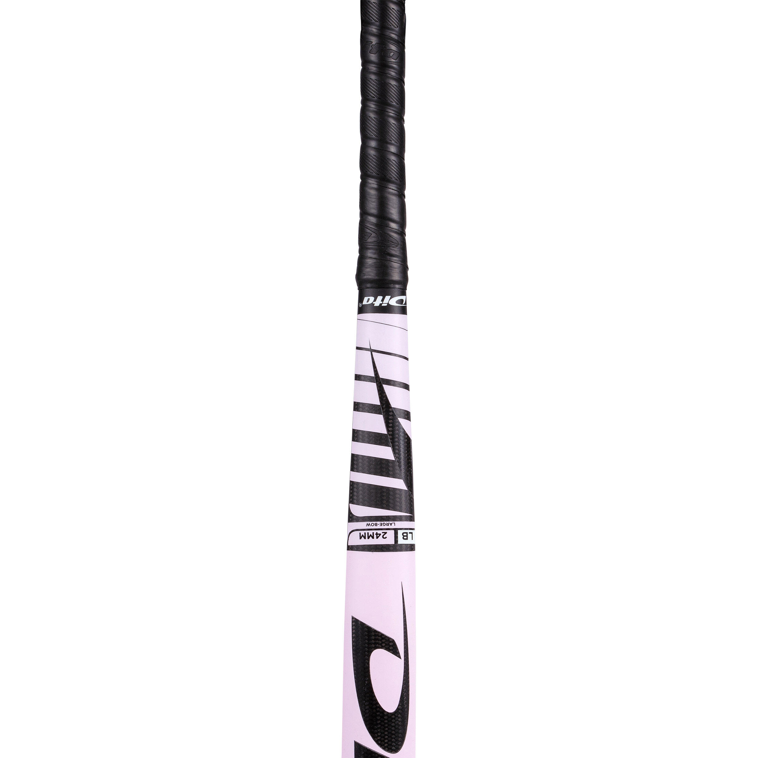 Feldhockeyschläger Erwachsene Low Bow 40% Carbon FiberTecC40 hellrosa 7/8