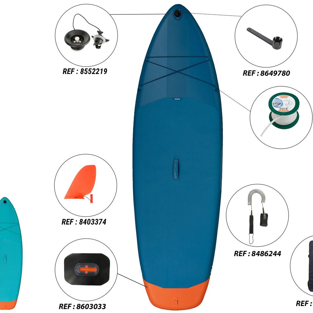 Size L inflatable SUP board (10'/35