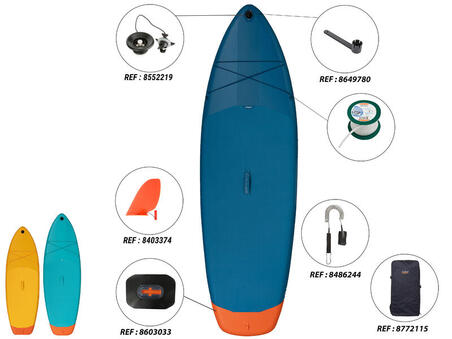 SUP-дошка 100 надувна розмір L для 1/2 осіб до 130 кг