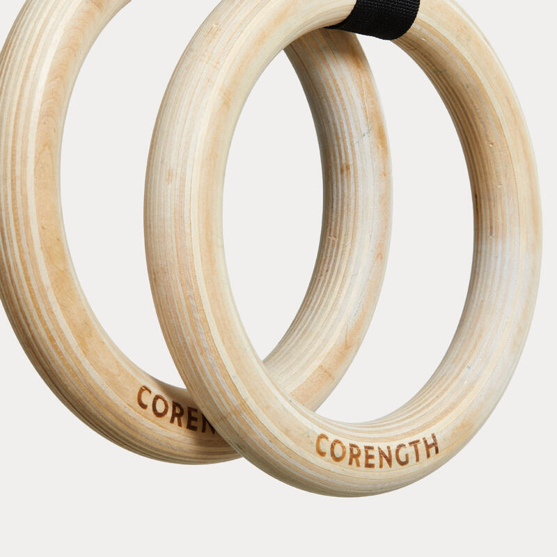 Cross Training Fitness Rings - Wood