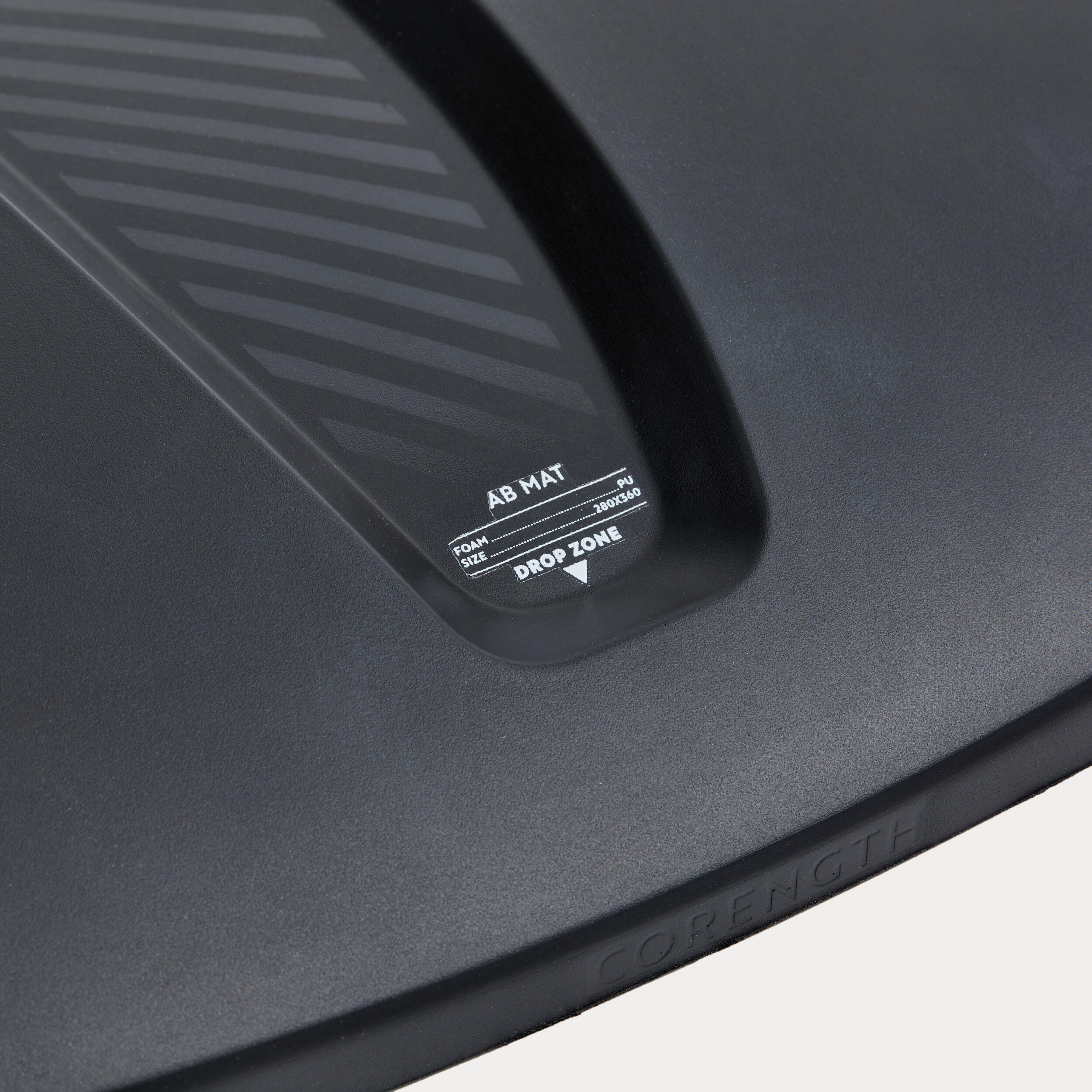 Tapis pour l’entraînement abdominal Ab Mat noir Corength Décathlon