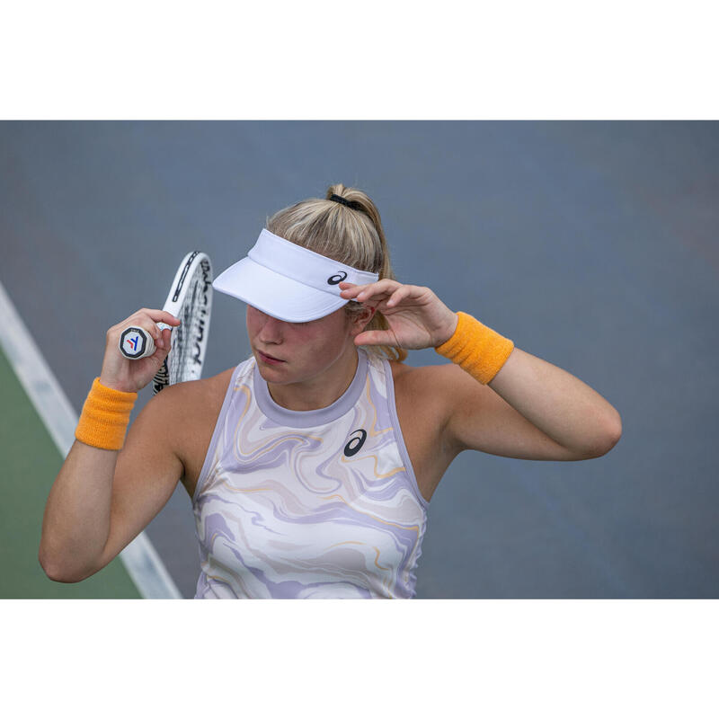 Camiseta de tirantes de tenis para mujer - Partido parme gráfica