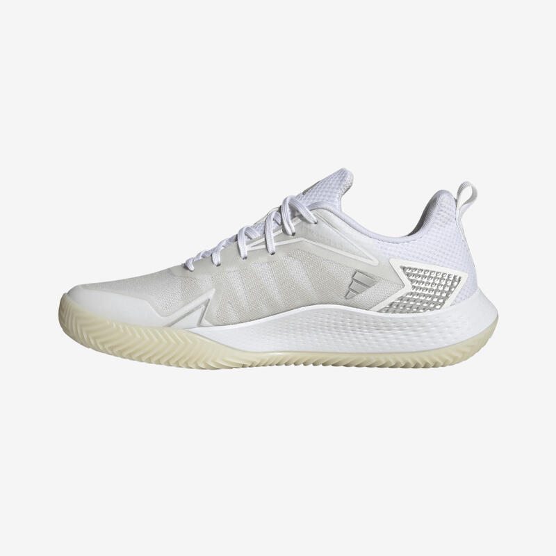 Chaussures de tennis Femme terre battue - Defiant Speed blanc argent