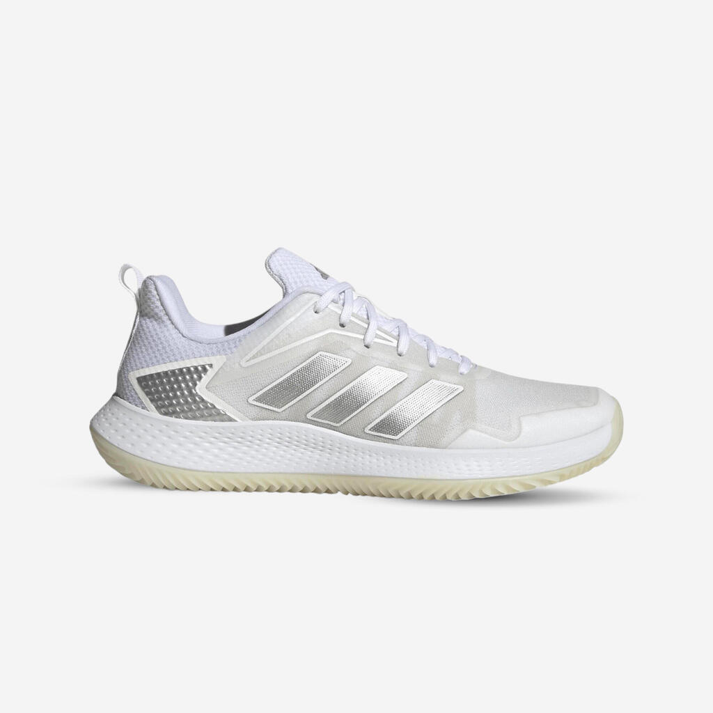 Tenisice za tenis Defiant Speed za zemljane terene ženske bijelo-srebrne
