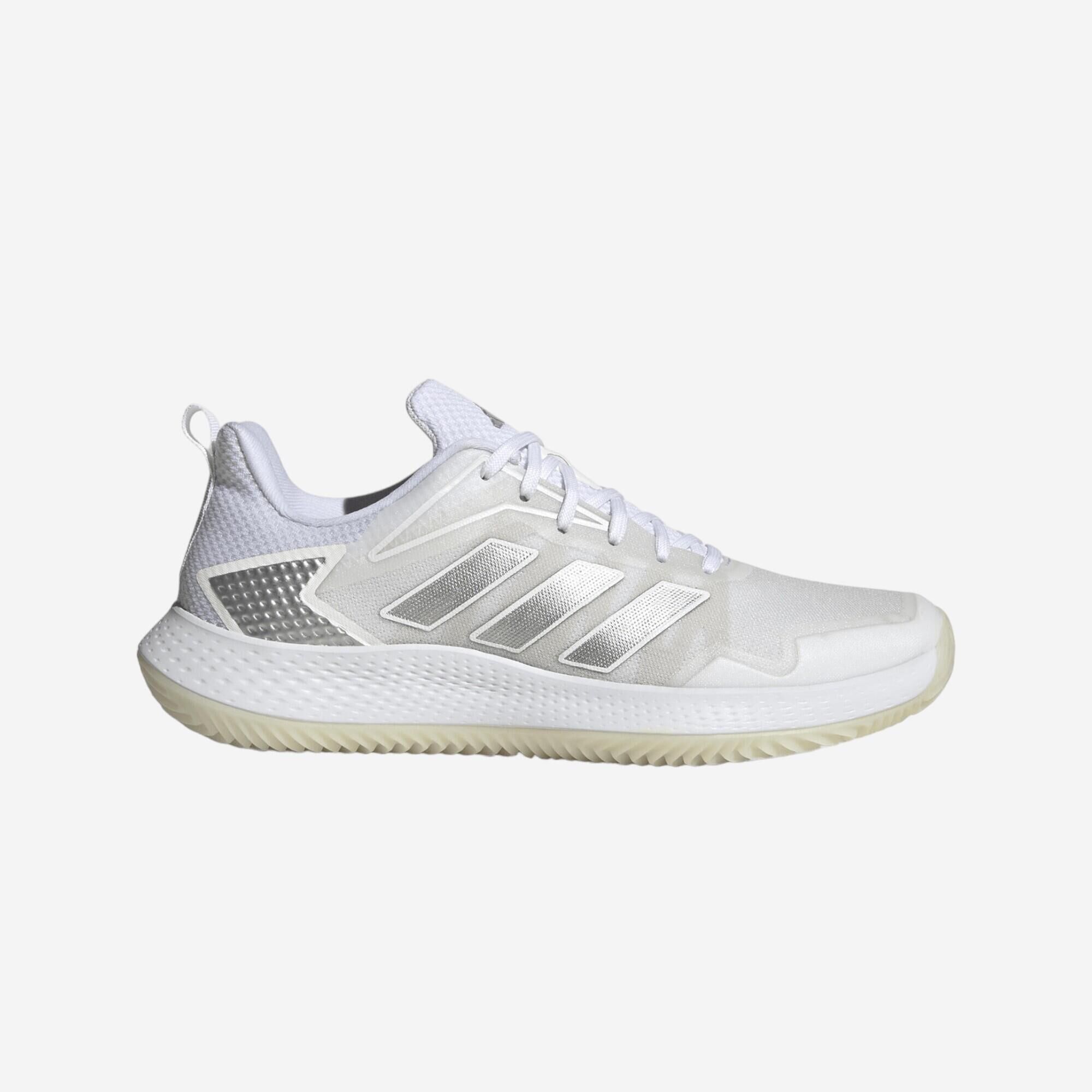 ADIDAS Women's Clay Court Tennis Shoes Defiant Speed - White/Silver