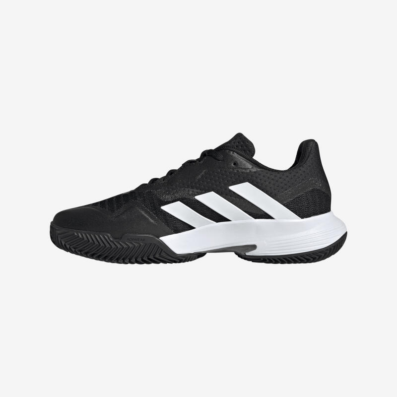 Men's Clay Court Tennis Shoes CourtJam Control Black ADIDAS Decathlon