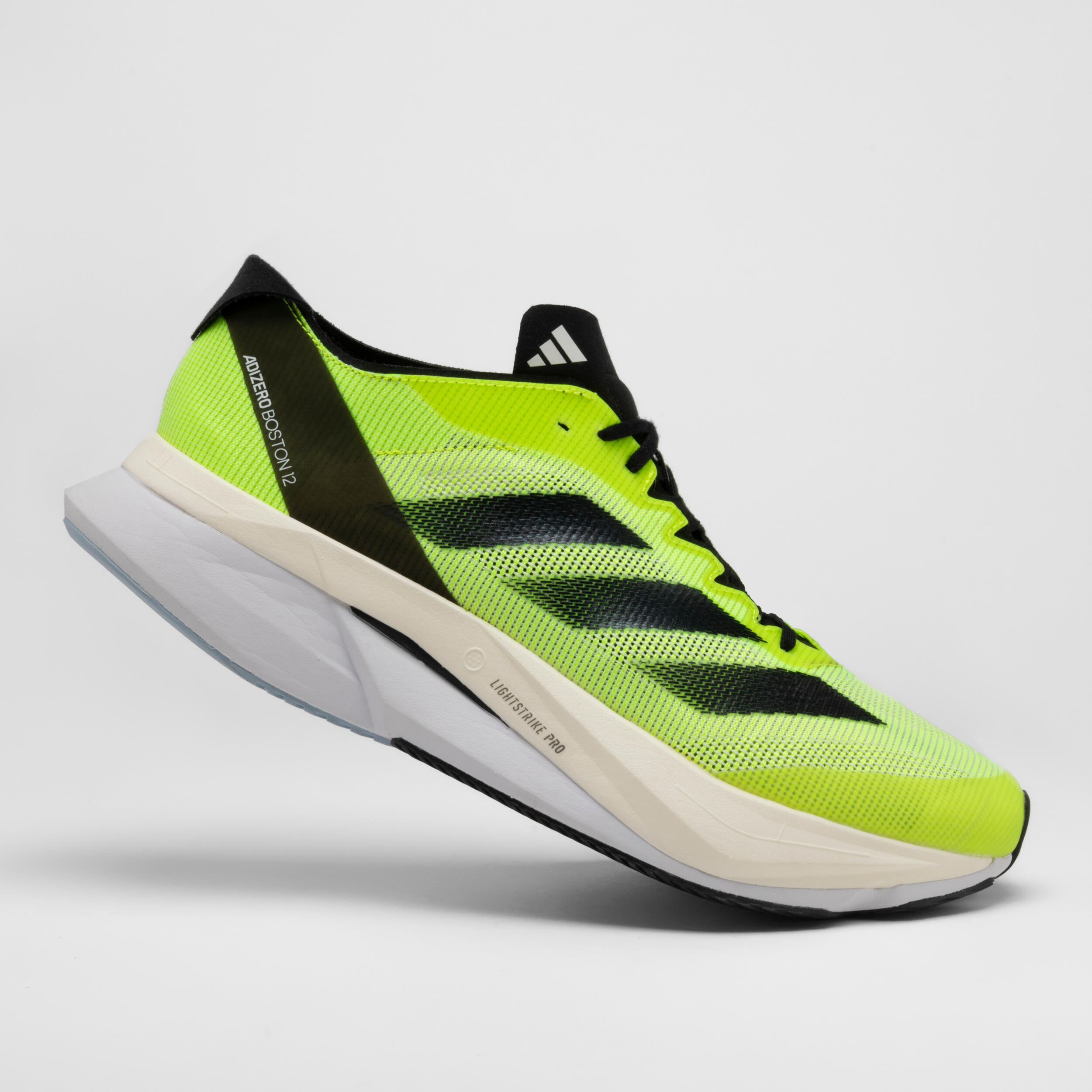 Men's adidas Adizero Boston 12 M Running Shoes - Yellow - Decathlon Men's adidas Adizero Boston 12 M Running Shoes - Yellow - Decathlon