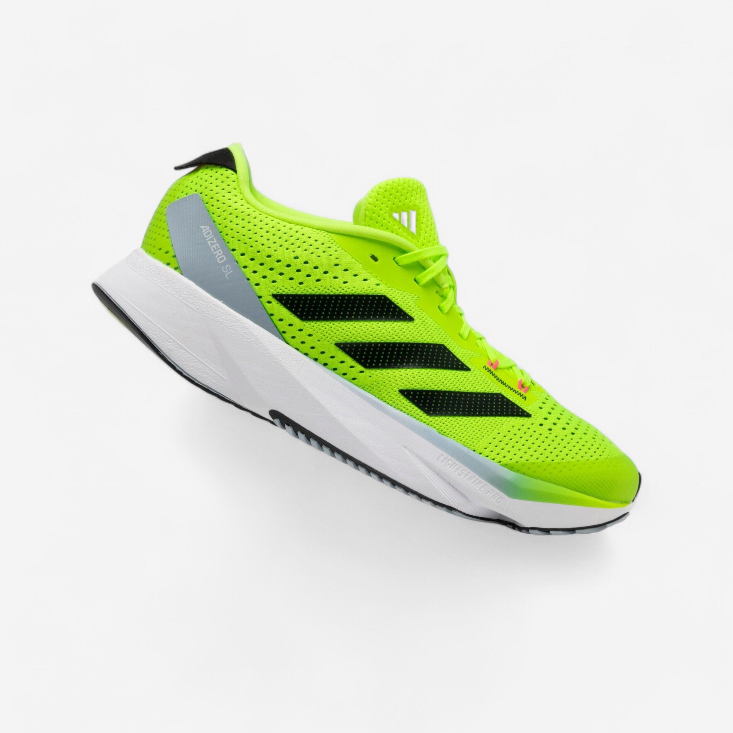 ADIDAS MEN'S ADIZERO SL RUNNING SHOES - YELLOW