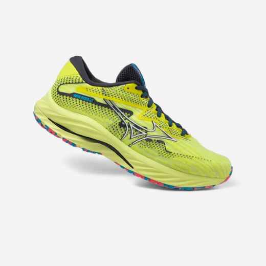 
      Men's Mizuno Wave Rider 27 Running Shoes - Luminous/White/Jet blue
  