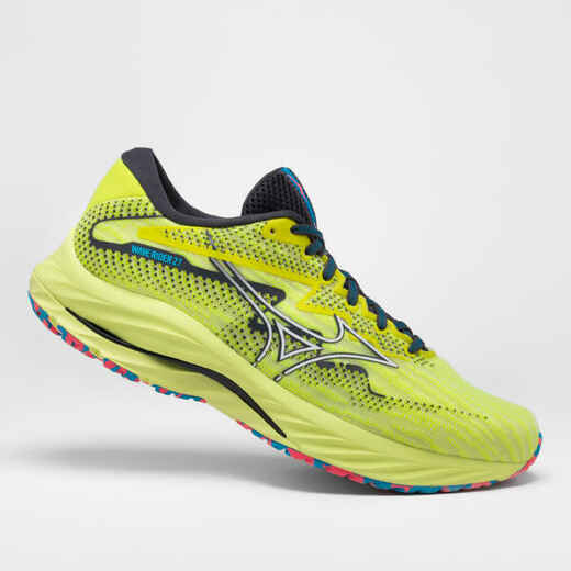 
      Vīriešu skriešanas apavi “Mizuno Wave Rider 27”, luminiscējoši, balti, zili
  