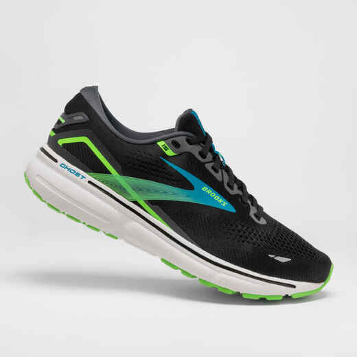 
      Men's Brooks Ghost 15 Running Shoes - black blue
  