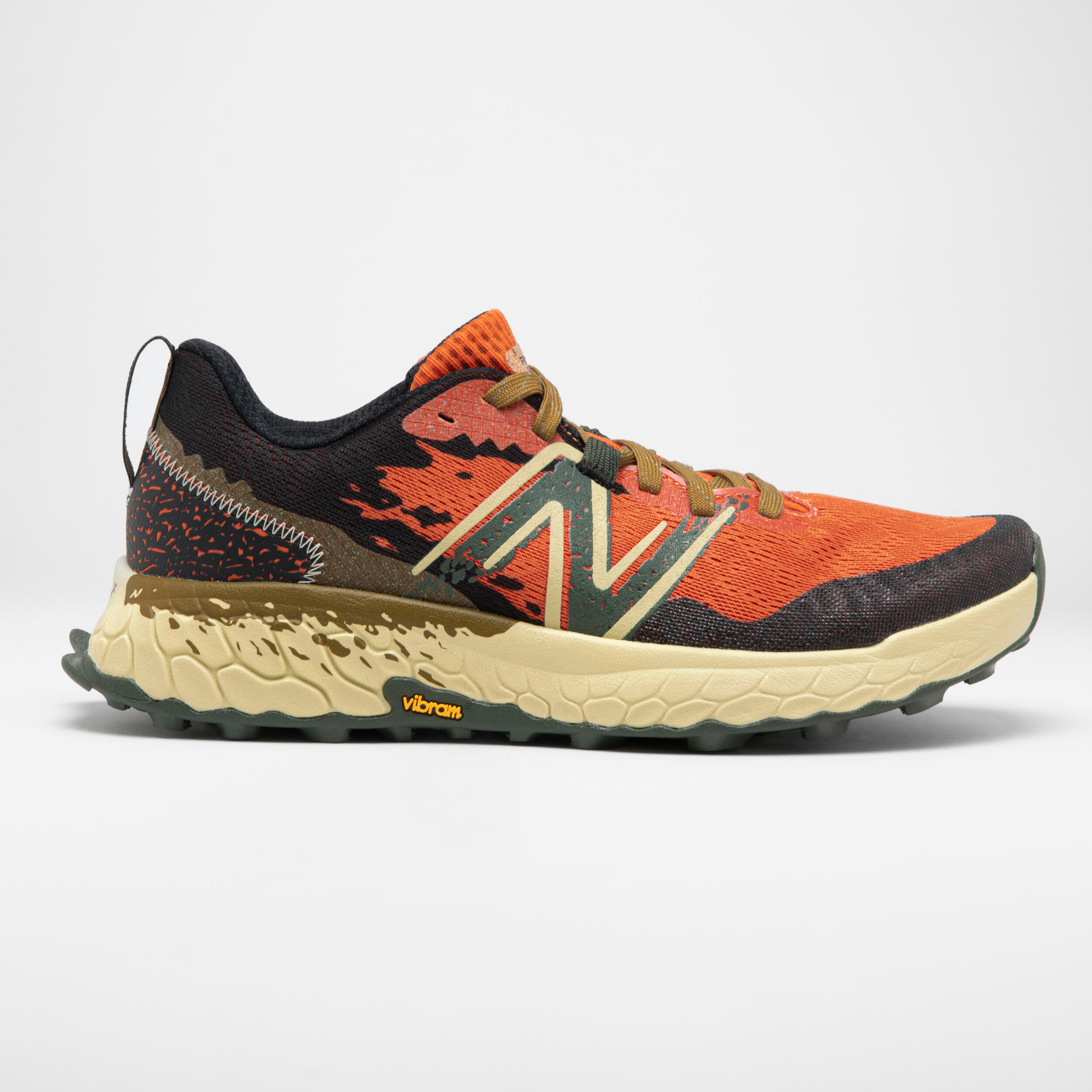 MEN'S NEW BALANCE HIERRO V7 TRAIL RUNNING SHOES - ORANGE 4/10