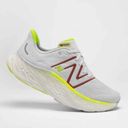 
      MEN'S NEW BALANCE MORE V4 RUNNING SHOES - WHITE YELLOW
  