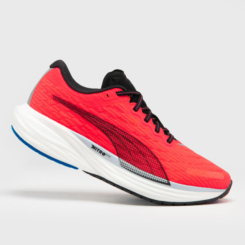 Scarpe running donna Puma DEVIATE NITRO 2 rosso-bianco