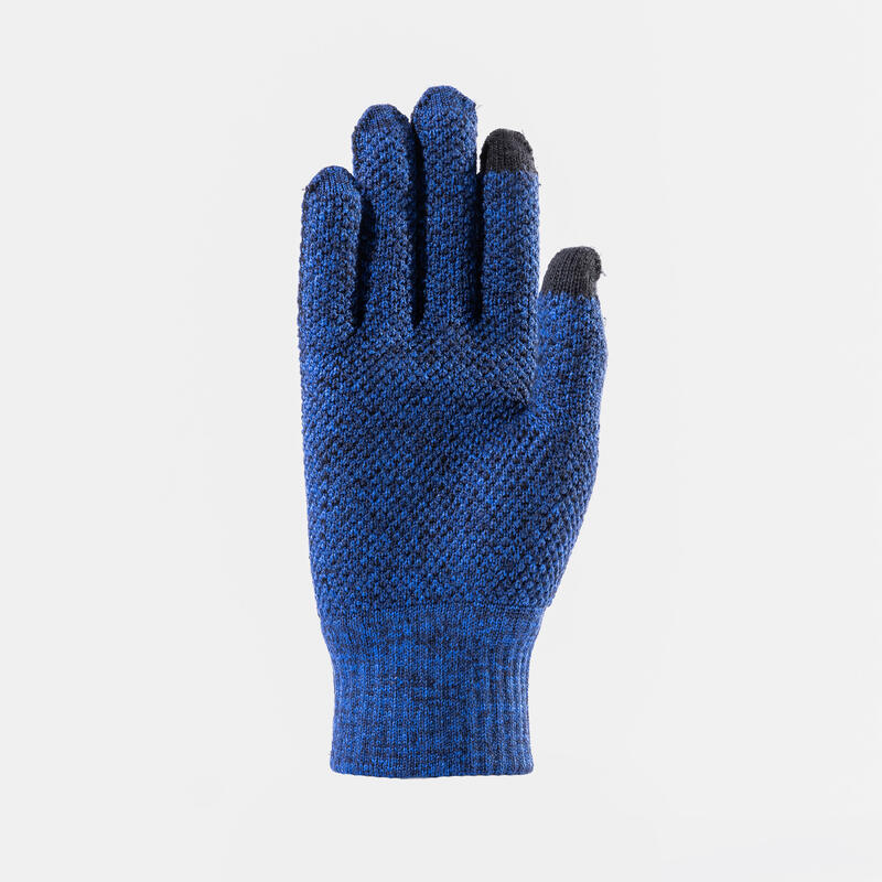 TREKKING GLOVES TREK500 PINEAPPLE GLOVE BLUE