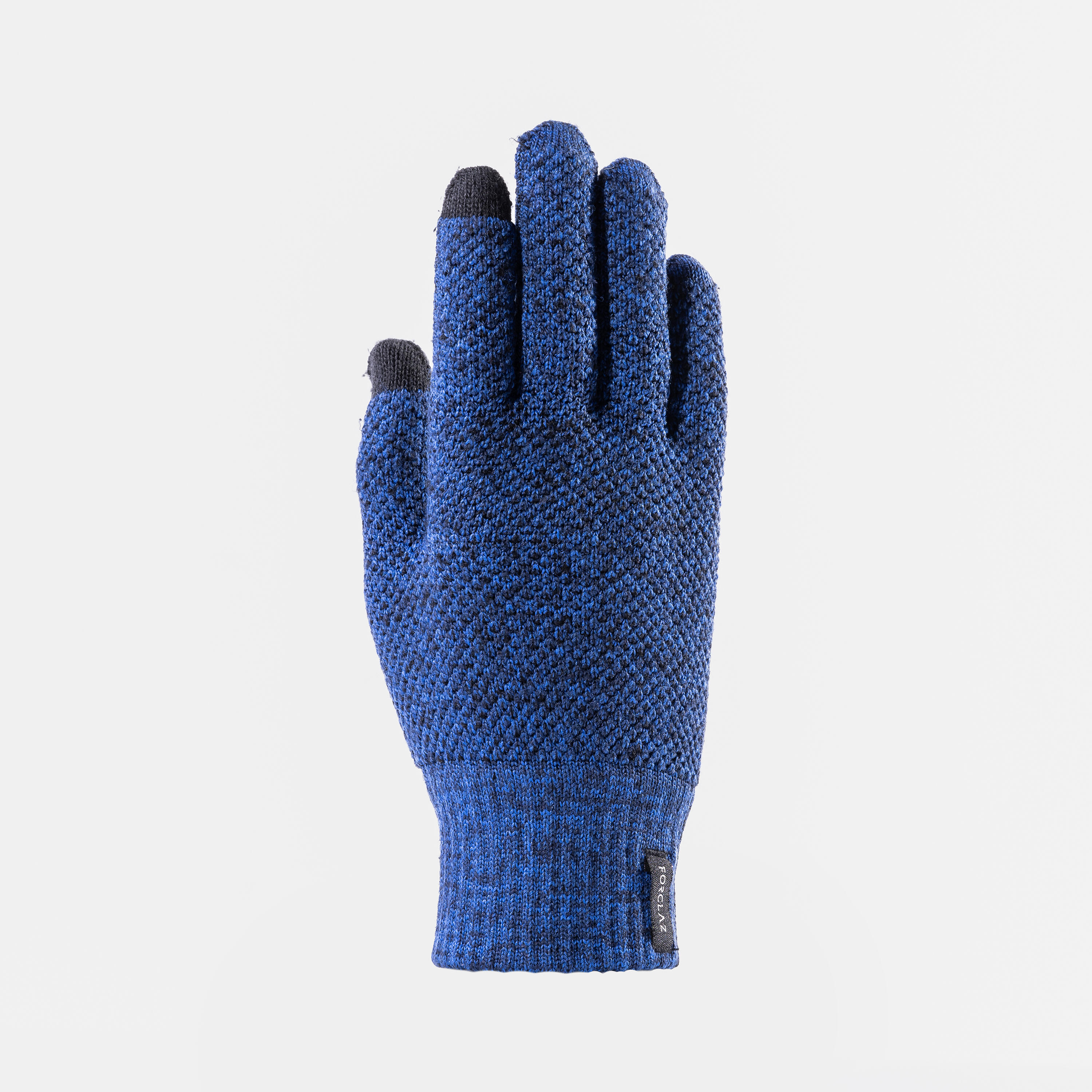 Trekking gloves trek500 pineapple glove blue