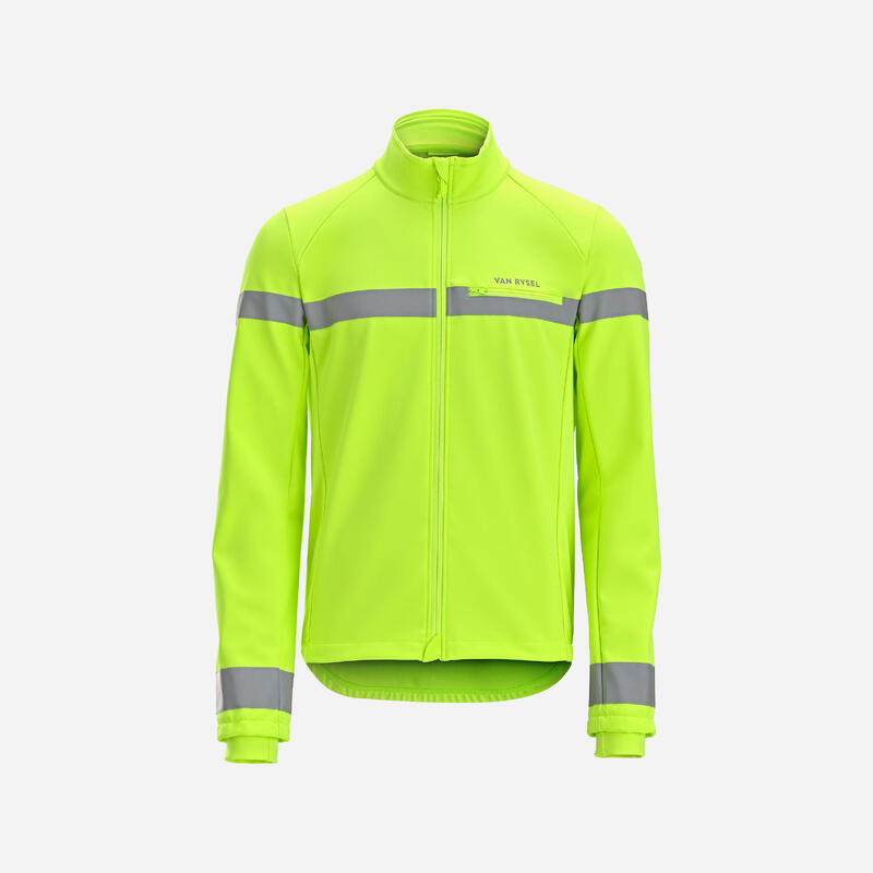 CORTAVIENTO CICLISMO RUTA HOMBRE MANGA LARGA ULTRALIGHT AMARILLO - Decathlon