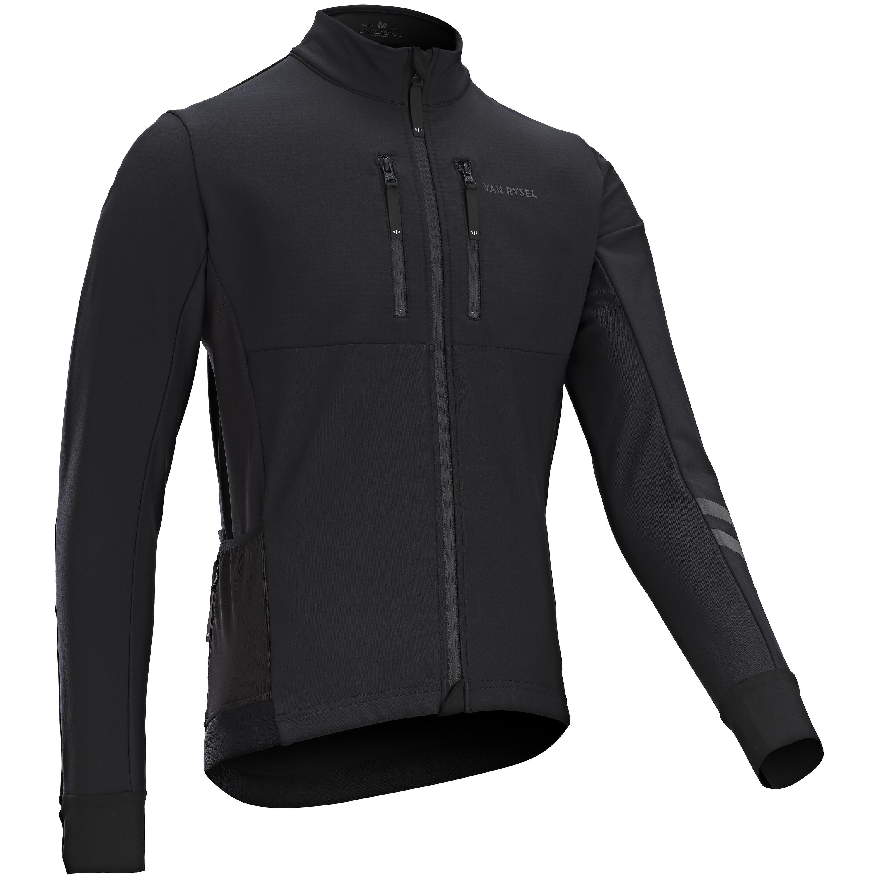 Men's Winter Road Cycling Jacket Endurance - Black 2/7