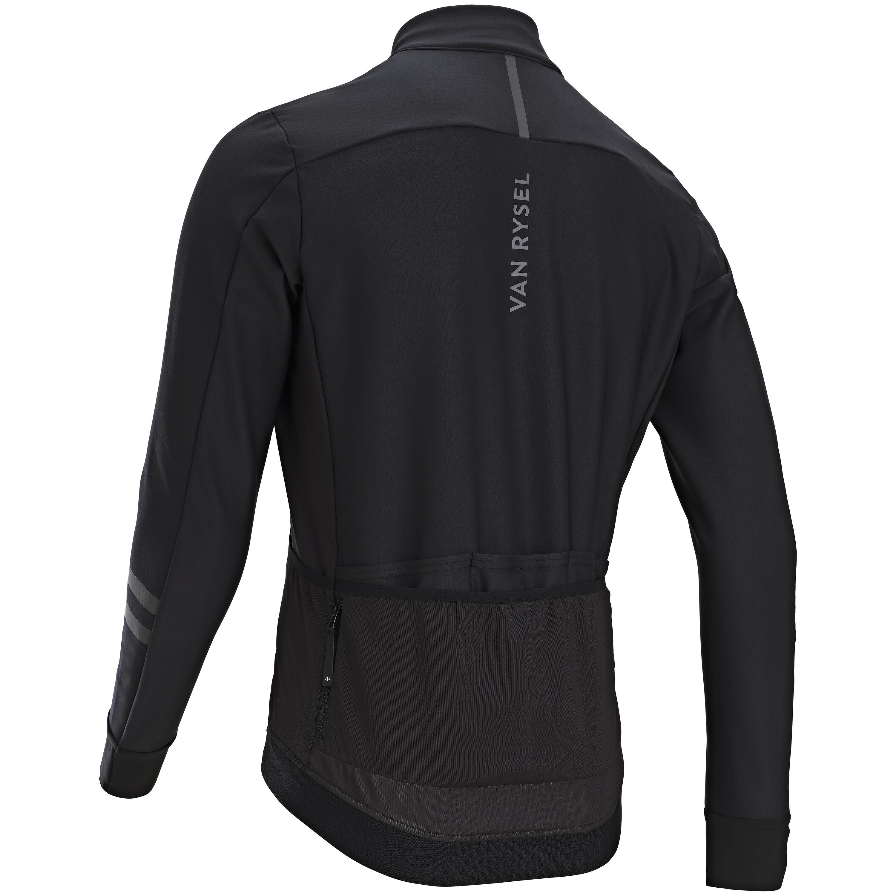 Men's Winter Road Cycling Jacket Endurance - Black 3/7