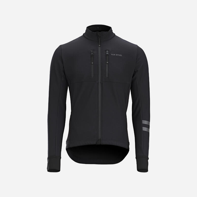 Men's Winter Road Cycling Jacket Endurance - Black
