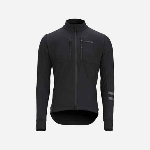 
      Vīriešu šosejas riteņbraukšanas ziemas jaka “Endurance”, melna
  