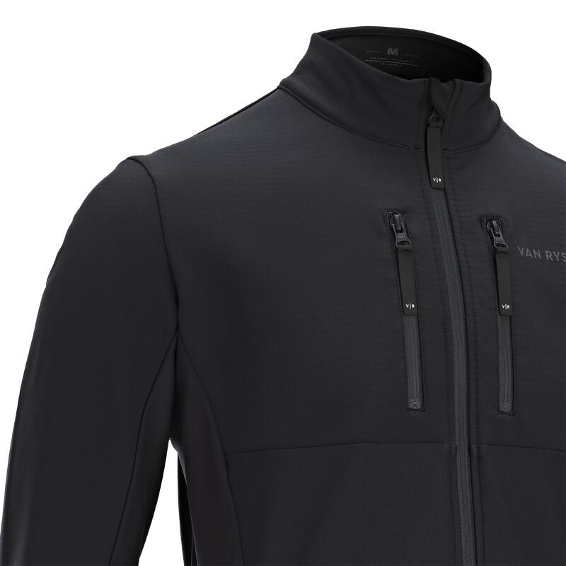 Chaqueta Ciclismo Carretera Endurance Hombre Negro Invierno