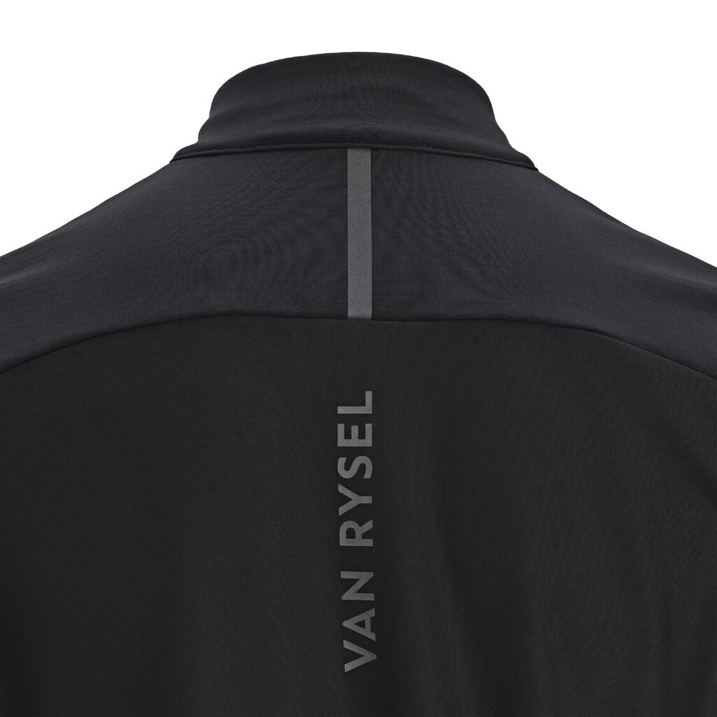 Fahrrad Winterjacke Rennrad Endurance Herren schwarz/braun 