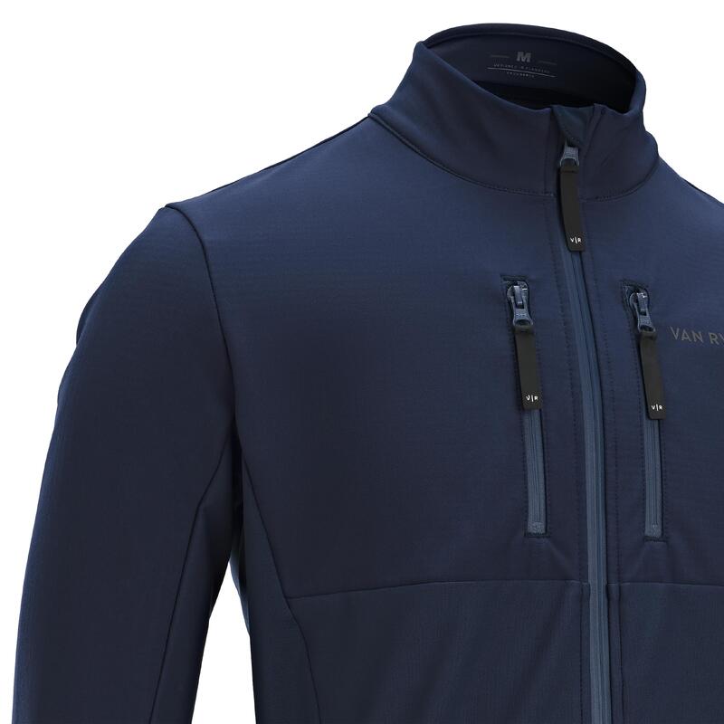 Men's Road Cycling Winter Jacket Endurance - Navy Blue