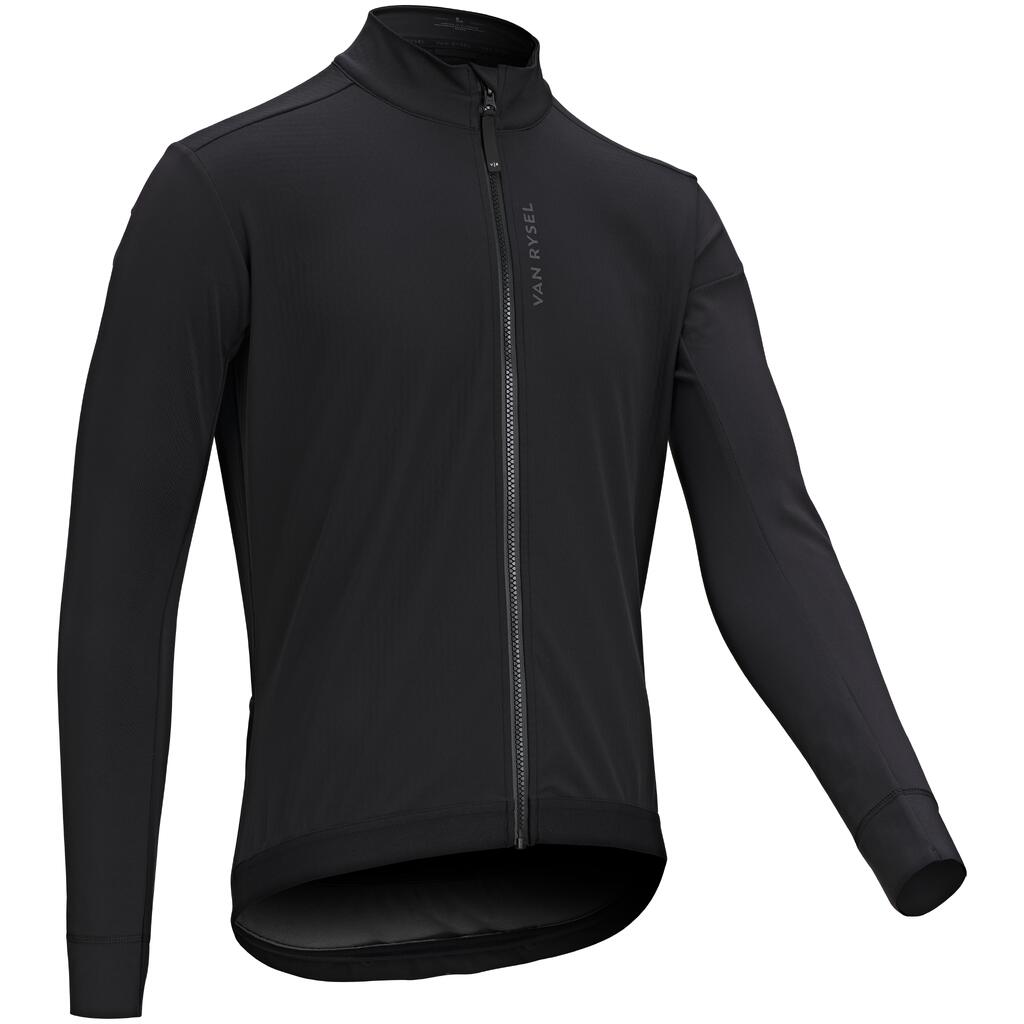 Rennrad Winterjacke Herren - Racer 2 - schwarz 