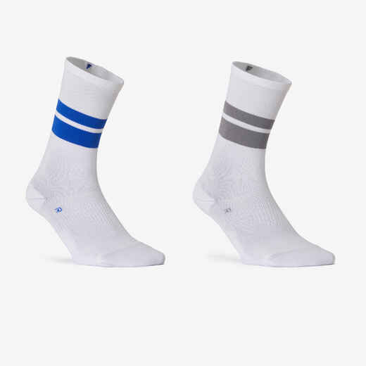 
      Mid-High Fitness Cardio Training Socks Twin-Pack
  