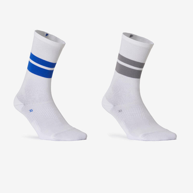 Chaussettes hautes de fitness cardio training x2