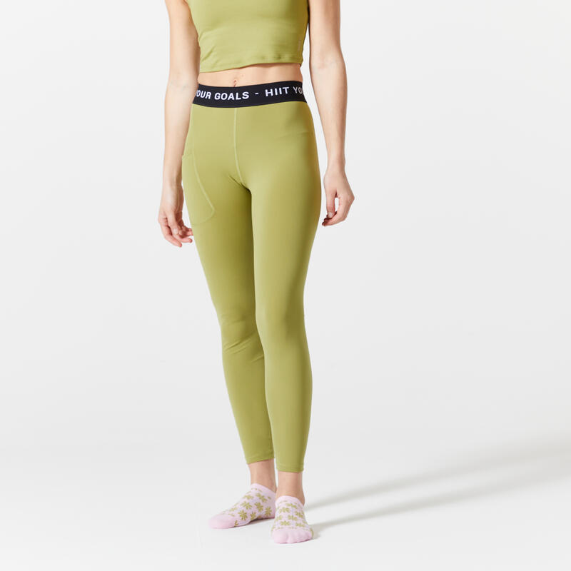 Calze fantasmini adulto fitness verde-rosa con stampa x3
