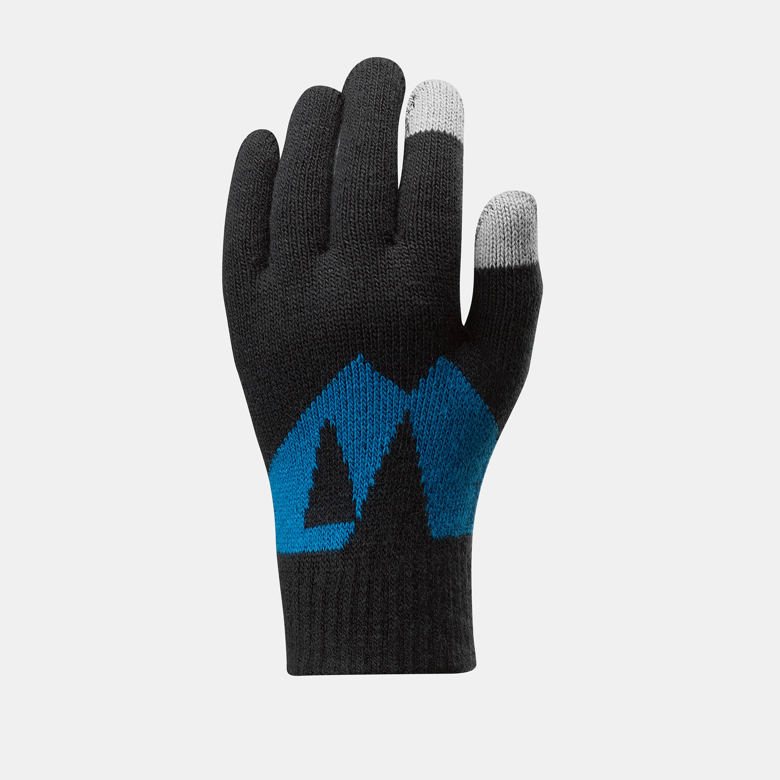 KIDS’ TOUCHSCREEN COMPATIBLE HIKING GLOVES - SH100 KNITTED - AGED 4-14 YEARS 3/3