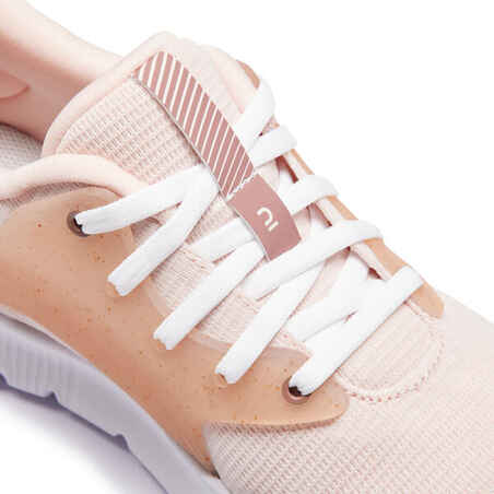 WOMEN'S STANDARD WALKING TRAINERS SW500.1 PINK