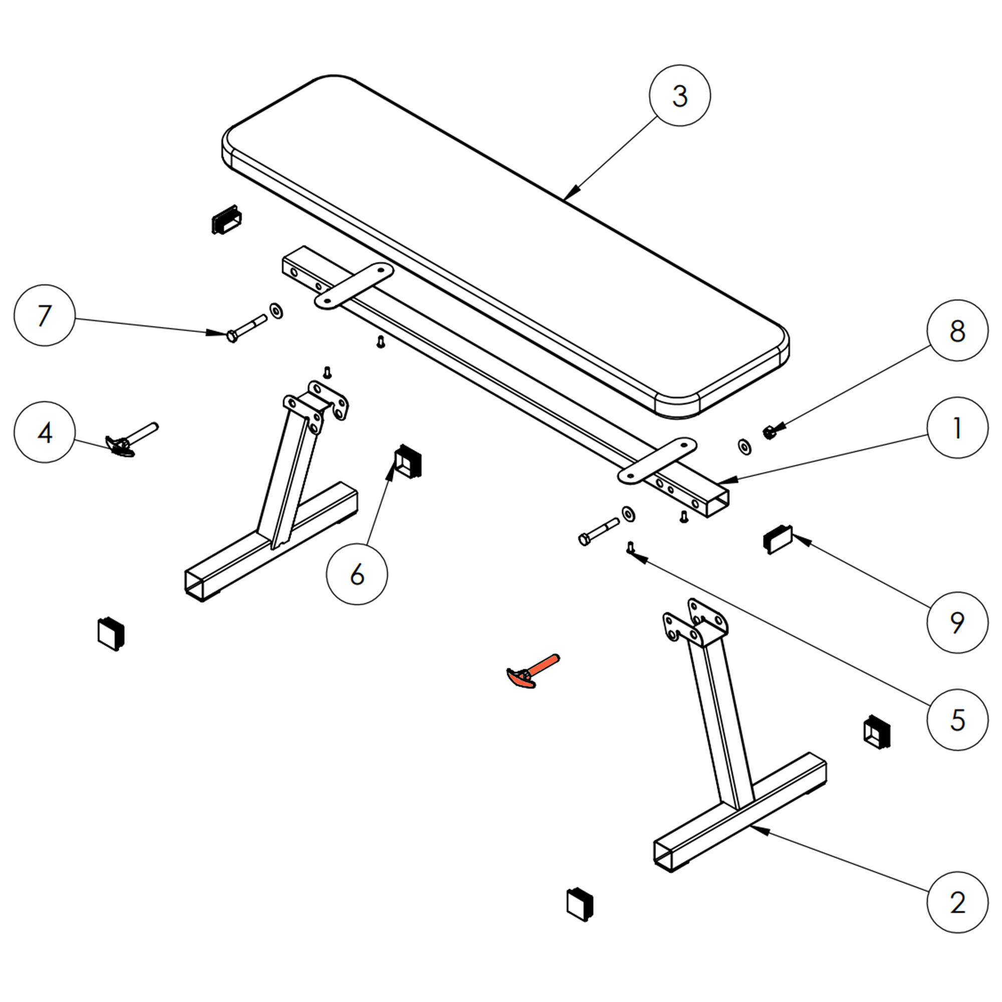 BENCH 100 - GOUPILLE 6/6