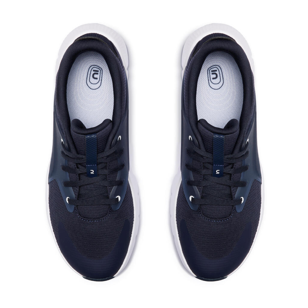 Tenis de caminar para pie estándar azules para hombre SW500