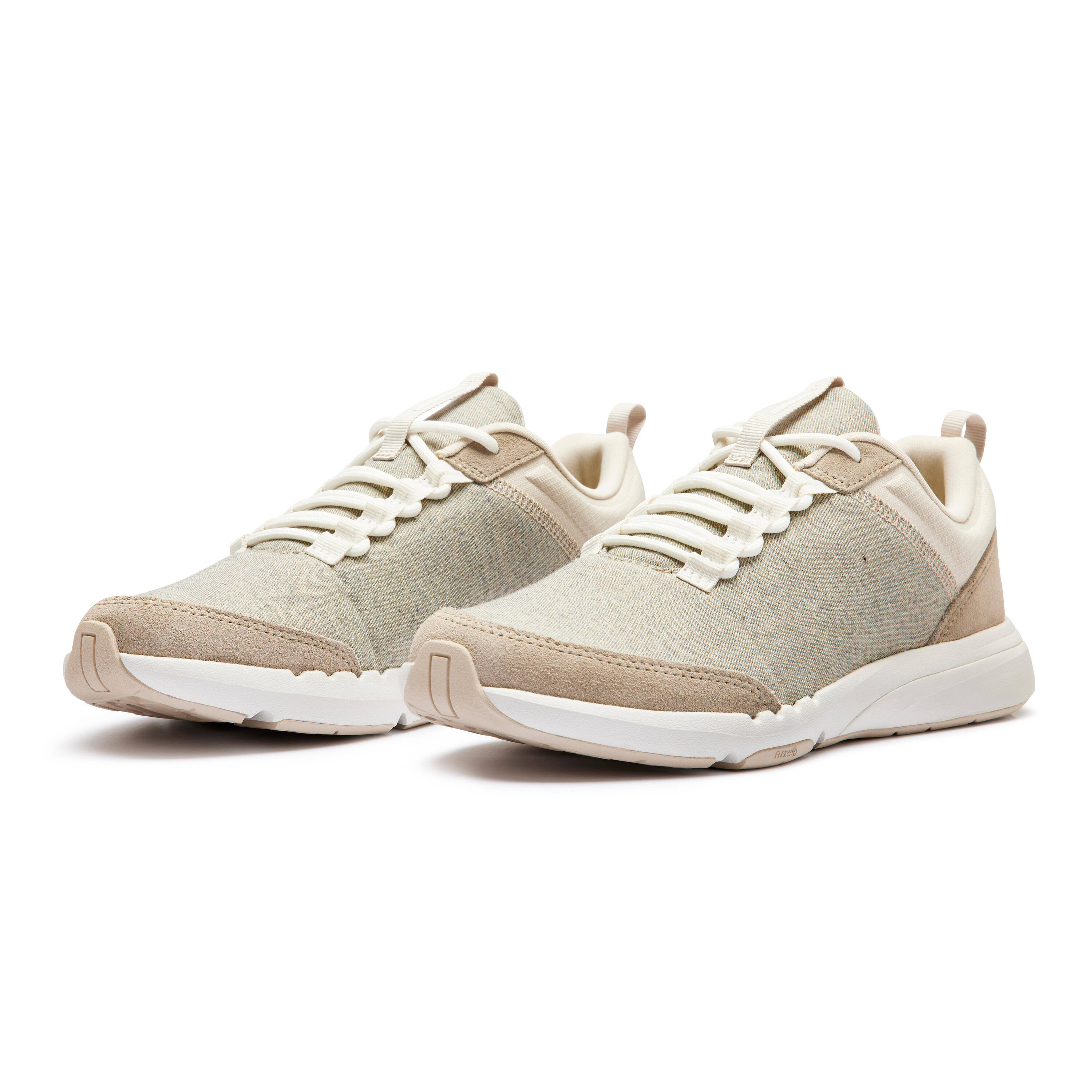 Womens urban walking shoes - grey/beige -  2
