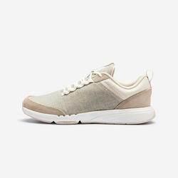 Wandelschoenen voor de stad dames Walk Active grijs beige