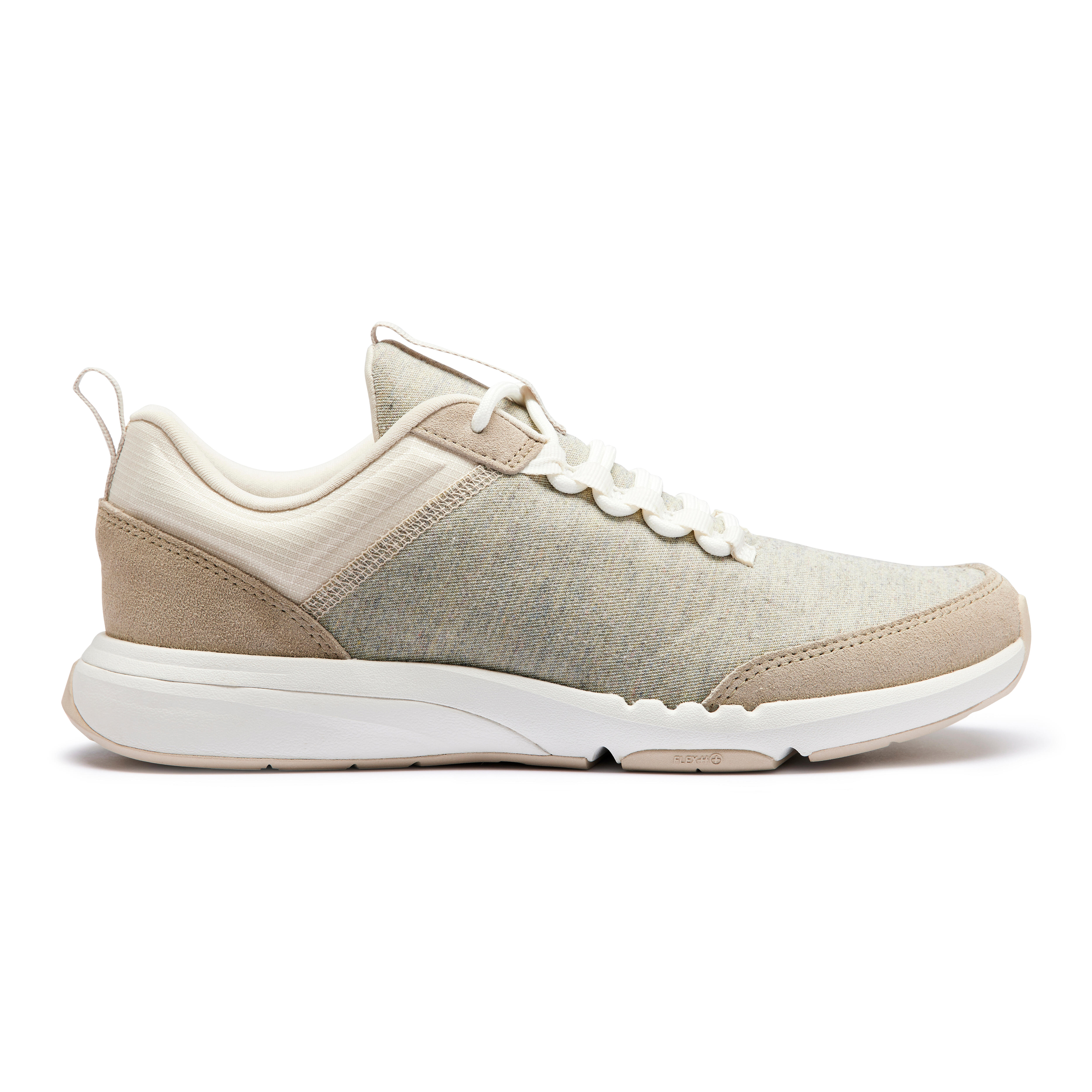 Chaussures marche urbaine femme Walk Active Gris Beige