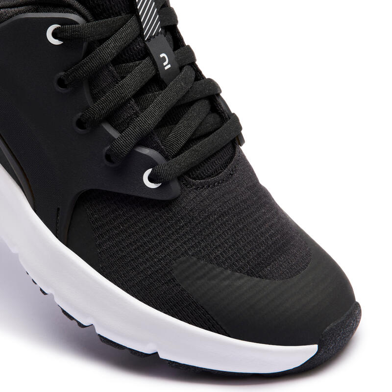 Walking Schuhe Sneaker Damen Standard - SW500.1 schwarz
