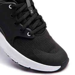 WOMEN'S STANDARD WALKING TRAINERS SW500.1 BLACK